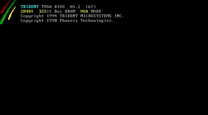 rtomasal's tweet photo. Uff que recuerdos mi vieja Trident y mi 486 DX4/75 🤩
Estoy probando #86Box y parece que no es una simple VM como VirtualBox o VMWare, o un emulador de DOS como DOSBox, sino que emula un PC completo usando componentes específicos y BIOS de hardware real, y eso mola MUCHO https://t.co/bmLqoPpAyh