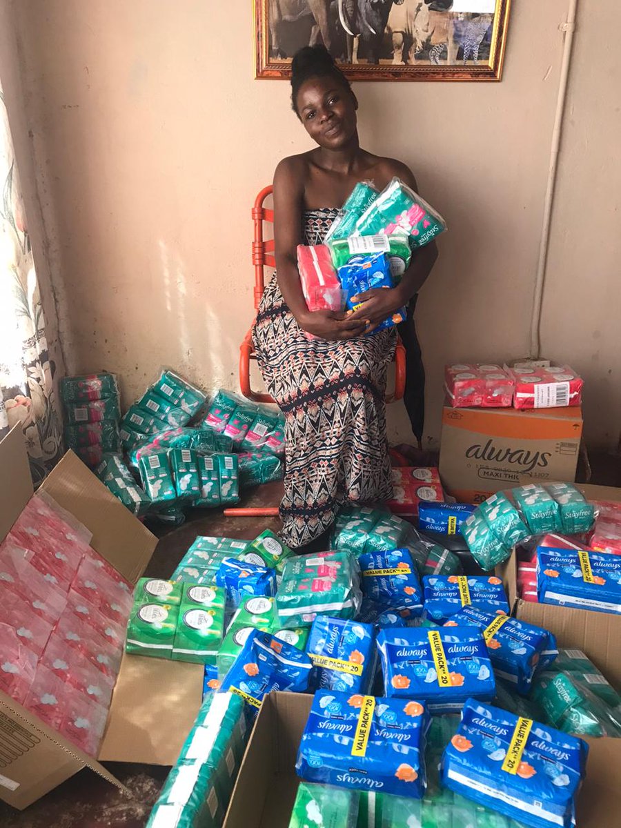 IamSHE_sa's tweet photo. Join our initiative #FreeThePad by donating pads for a girl child in need. Help us to gather as much  as possible, the flow is not stopping #PeriodChallenge #AnyMinuteNow #coronavirus https://t.co/tyES1d1ySU