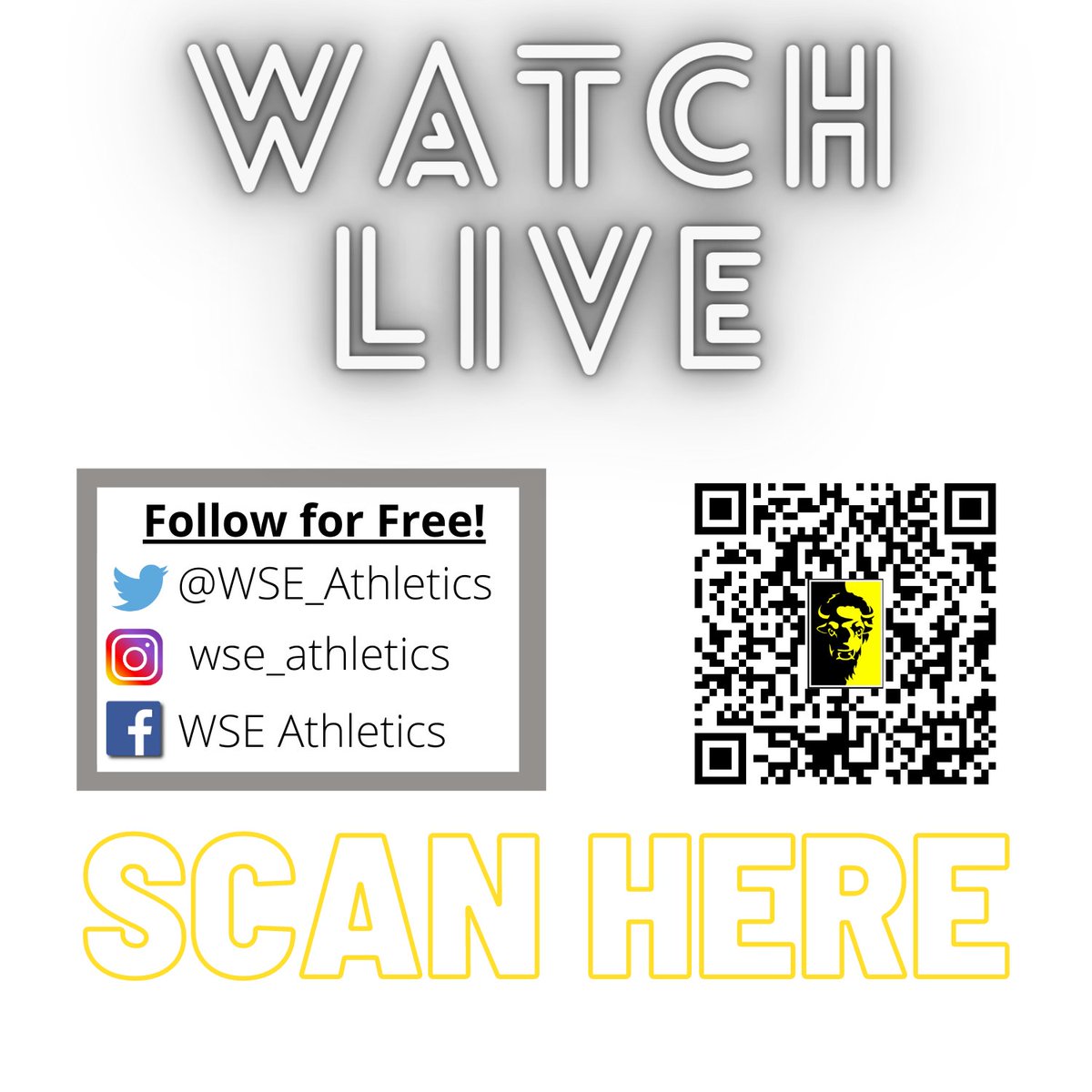 WSE_Athletics's tweet photo. Southeast World Wide!
Check out and SUBSCRIBE to your YouTube channel! We need 1000 subscribers so we can stream on mobile devices and offer you more games to watch.

https://t.co/7i7u2wfxDM

Live Stream Schedule This Week:
•9/10 – Soccer@4:30pm
•9/11 – VB@5pm
•9/12 – FB@1pm https://t.co/oaLU6dzZb8