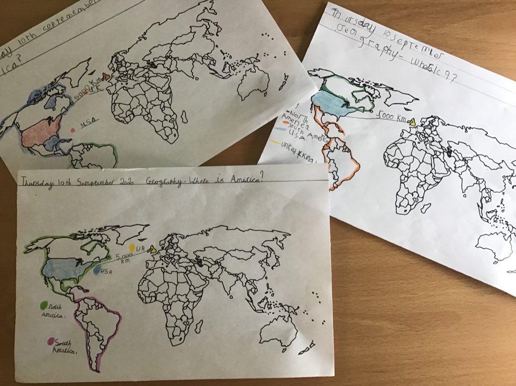 K9_is_my_puppy's tweet photo. In geography 🌎 today we used ,apps and atlases to help is answer the question ‘Where is America?’
The answer was a lot more complicated than some of our teammates expected.
#MDGeography https://t.co/IfTy42iC3c