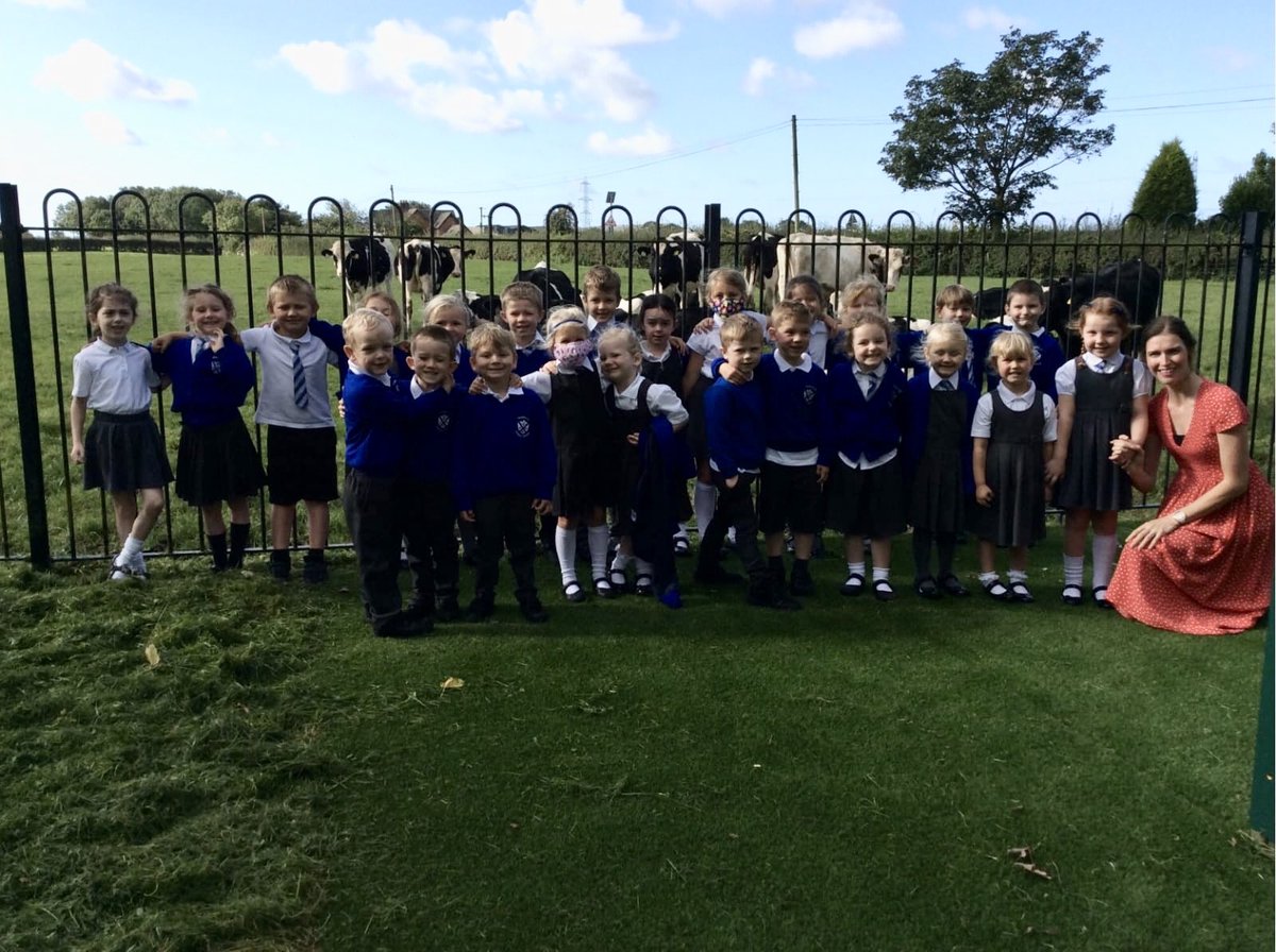 Our lovely children, back where they belong. 😍#Treales #infants #BackToSchool2020