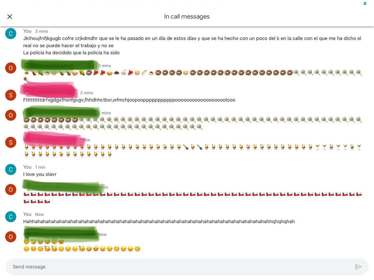 The PE teacher didn’t show for his Google meet so the kids moved to the chat and my kid is the one using predictive text in Spanish to talk about the police and telling boys she’s never met that she loves them. So far virtual 1st grade is going well.