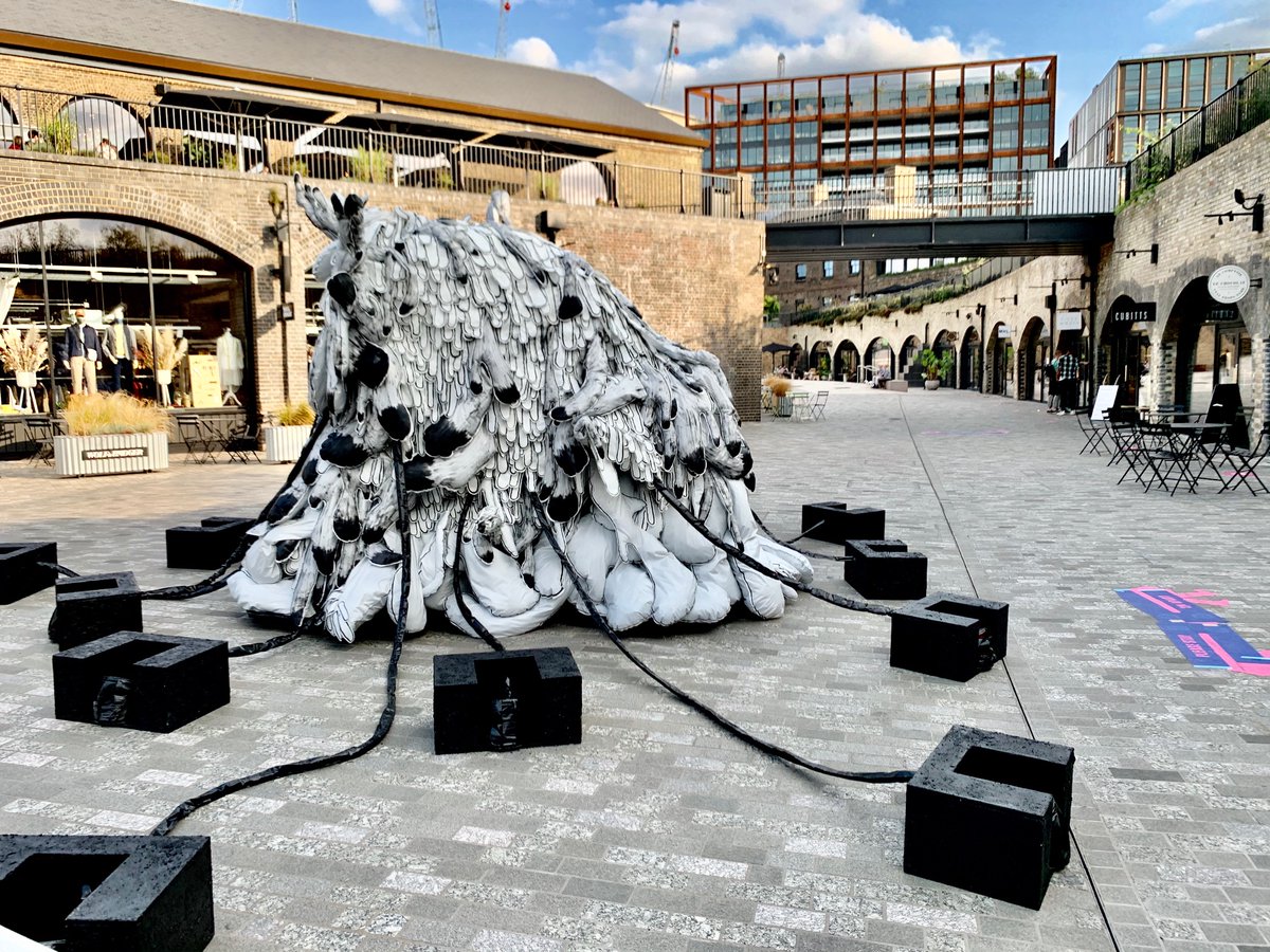 antony robbins (@meetmrlondoner) on Twitter photo Here's <a href="/marlenehuissoud/">Marlene Huissoud</a>'s extraordinary inflatable art <a href="/CoalDropsYard/">Coal Drops Yard</a> <a href="/kingscrossN1C/">King's Cross, N1C</a>. It's part of the London Design Festival's extensive programme across the city <a href="/L_D_F/">London Design Festival</a>. I'll discuss it - and more - <a href="/BBCRadioLondon/">BBC Radio London</a> 8.45am, Saturday. <a href="/BBGuides/">British Guild of Tourist Guides</a> Here's <a href="/marlenehuissoud/">Marlene Huissoud</a>'s extraordinary inflatable art <a href="/CoalDropsYard/">Coal Drops Yard</a> <a href="/kingscrossN1C/">King's Cross, N1C</a>. It's part of the London Design Festival's extensive programme across the city <a href="/L_D_F/">London Design Festival</a>. I'll discuss it - and more - <a href="/BBCRadioLondon/">BBC Radio London</a> 8.45am, Saturday. <a href="/BBGuides/">British Guild of Tourist Guides</a>