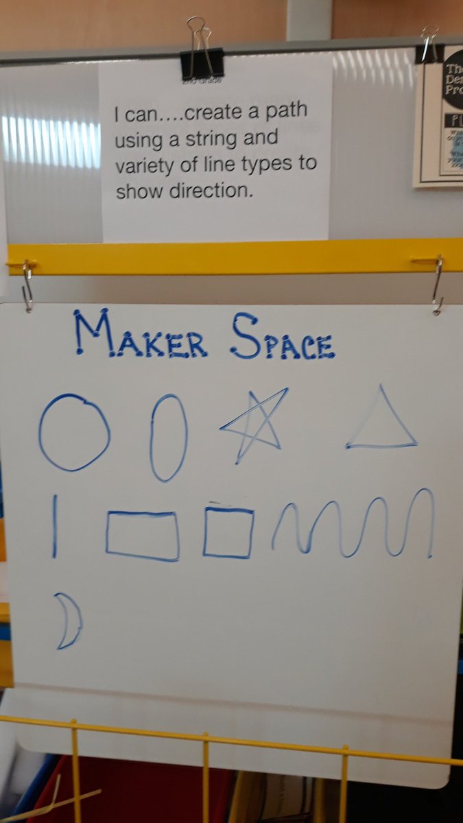 krisloche_sc's tweet image. MakerSpace fun today! Exploring lines with string! #angeloakes #steamactivity
#kindergarten