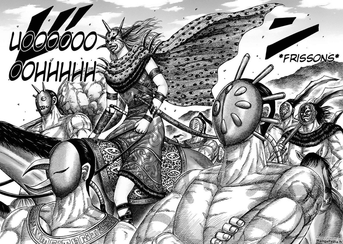 14) « réjouis-toi Kou, un miracle a eu lieu », alors qu’après plusieurs jours de bataille Zhao pénètre la ville de Sai et que le désespoir s’empare de tout le monde, LES HABITANTS DES MONTAGNES DÉBARQUENT PTN LES FRISSONS