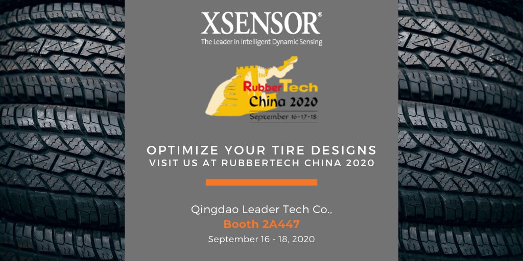 XSENSOR's tweet photo. Learn how some of the largest tire manufacturers are using our products to test and improve tire design. Visit us at #RubberTech2020 in Shanghai, China , Booth 2A-447 https://t.co/rlw6UZMv9J #tiretesting #automotive #tyre #intelligentdynamicsensing https://t.co/07EynVy3gi