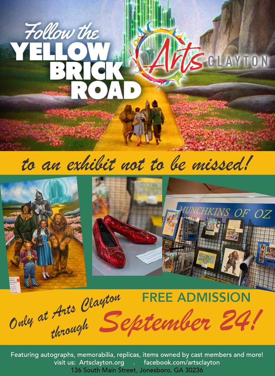 Follow the yellow brick road to Arts Clayton!