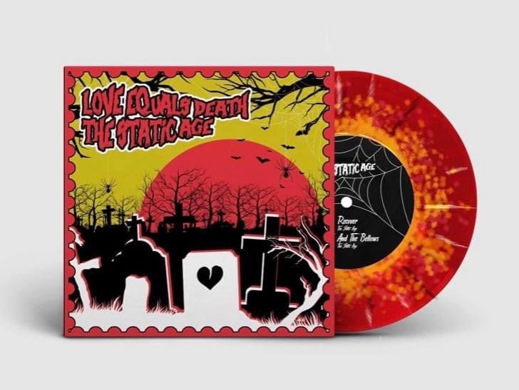 FlixAgency's tweet photo. You can pre-order this baby now from SBÄM & @SAY10. LOVE EQUALS DEATH / @the_static_age Split 7“ for Halloween! #thestaticage #loveequalsdeath https://t.co/fonkEsY55Y