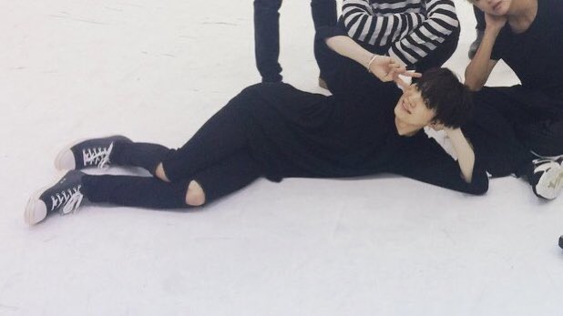 No one:Yoongi after every dance practice: