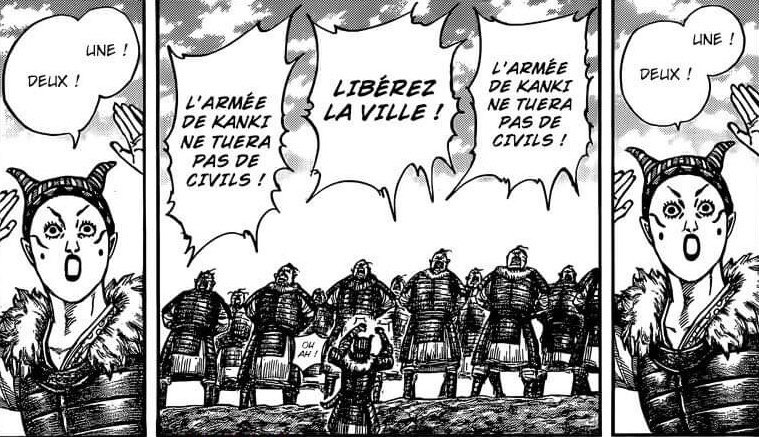 7) ptdrrrr devant les portes de Gyou Kanki fait chanté « l’armée de Kanki ne tuera pas de civils »