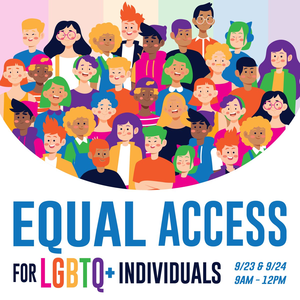 hsncfl's tweet photo. Have you signed up for our Equal Access training yet? There is still time to do so! This two-day virtual training will arm participants with the knowledge and tools to create welcoming and inclusive housing and homeless services for LGBTQ+ clients. Sign up https://t.co/vTGoYjPr1A https://t.co/47vY6zydAX