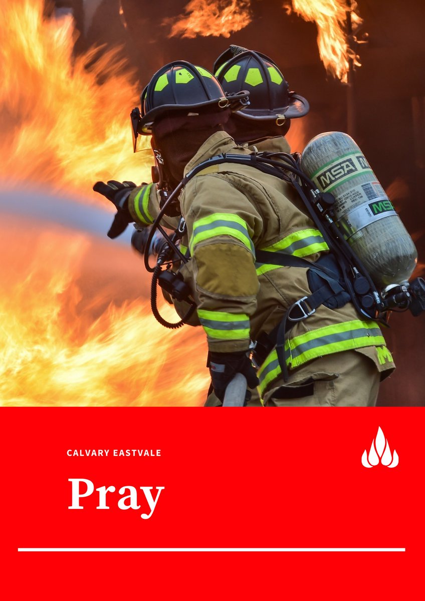 CCEastvale's tweet photo. Let’s #pray for all our Firefighters and First Responders who are working so tirelessly to fight these blazing flames around the world!  Let’s also #pray for all affected.

Lord give them strength and protect them🙏
#pray #praybig #prayforcalifornia #cceastvale https://t.co/0e8NPCT98l