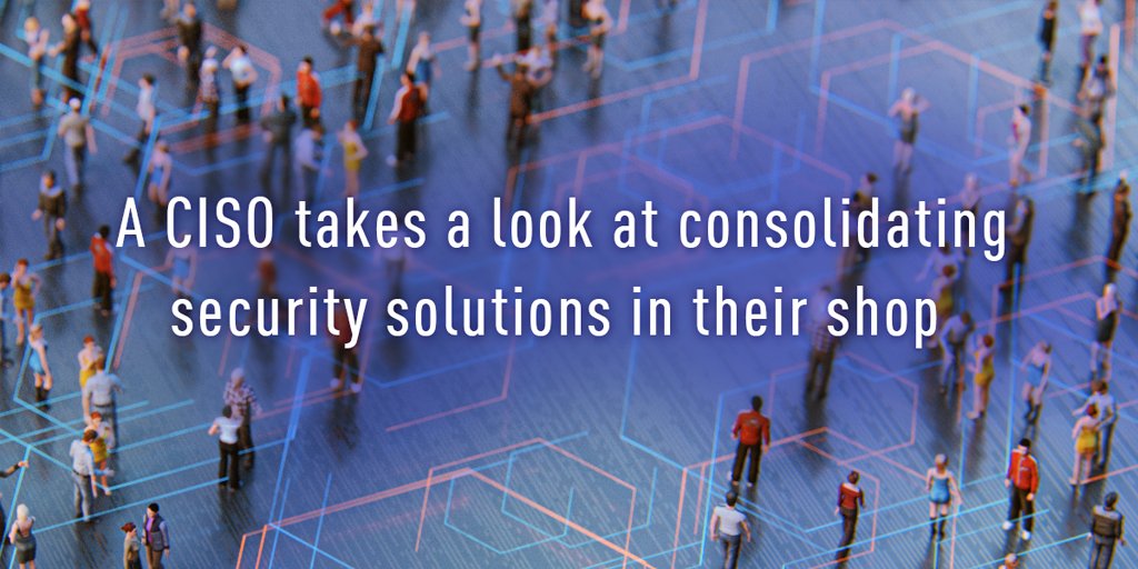 CheckPointSW's tweet photo. A #CISO evaluates how best to improve security and he finds that it begins with consolidating security solutions. https://t.co/wAZ48nh3CW #threatprevention, #automate processes #CheckPointInfinity https://t.co/4fFMssFZRC
