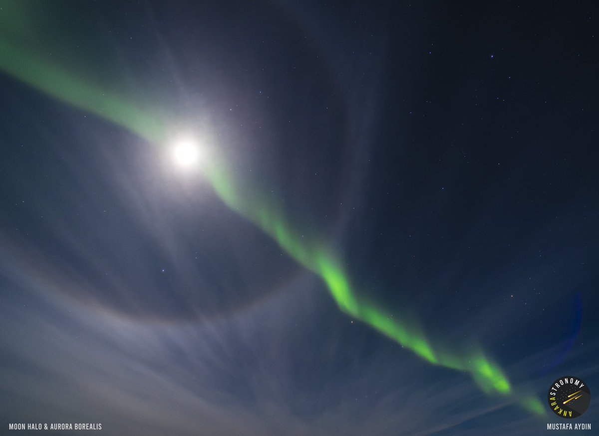 Aurora, 22 derece ay halosu Laponya Finlandiya binlerce fotoğraf arasından <a href="/RMGreenwich/">Royal Museums Greenwich</a> Insight Invesment Astronomy Photographer yarışmasında shortliste/sergilemeye seçildi
#astrophoto2020