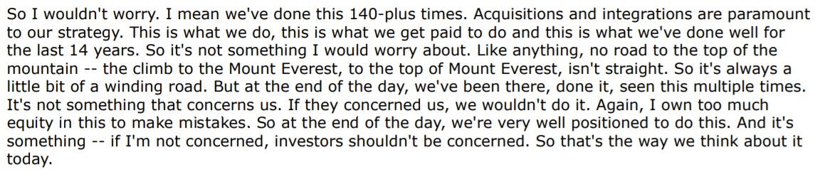  $GFL CEO: I have too much skin in the game to make mistakes.