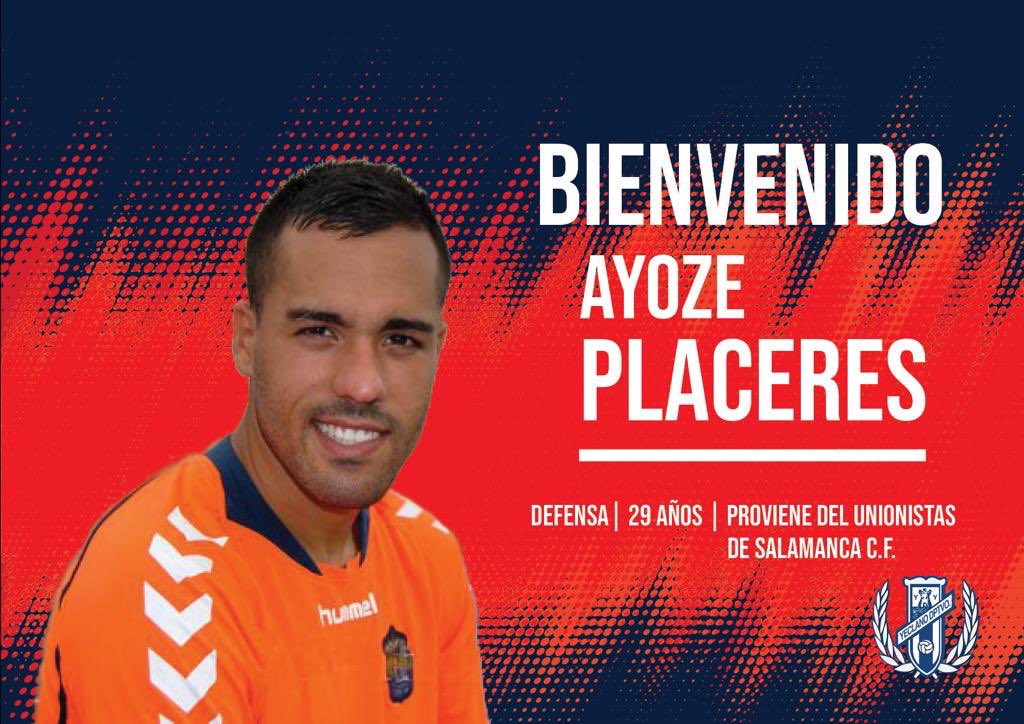 📣 OFICIAL| 🔵🔴

🆕️⚔ Refuerzo en la zaga azulgrana con la llegada de Ayoze Placeres, sexto fichaje de la temporada.¡Bienvenido <a href="/Ayozeplaceres/">AyozePlaceres</a>! ⚽😉

📊 29 años.
➡️ Unionistas de Salamanca C.F.

#SomosYeclano 🔵🔴
#SigamosCreciendoJuntos