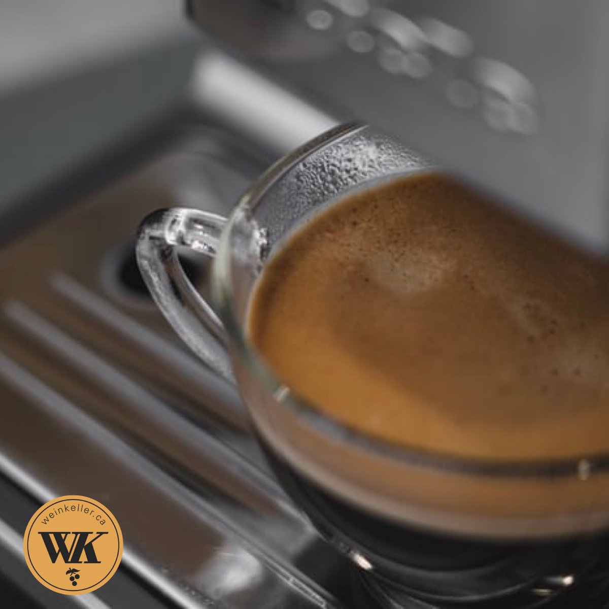 Finish your customized dining experience with fresh brewed espresso ☕️