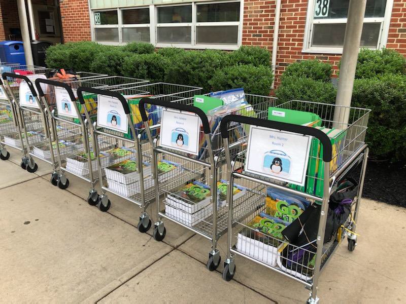 PrincipalMLK's tweet photo. It was great seeing all of the families who came to pick up the 5th grade books today. Just a reminder that we’ll be here until 3:30pm. We look forward to seeing you! https://t.co/yCNcRMYo2l