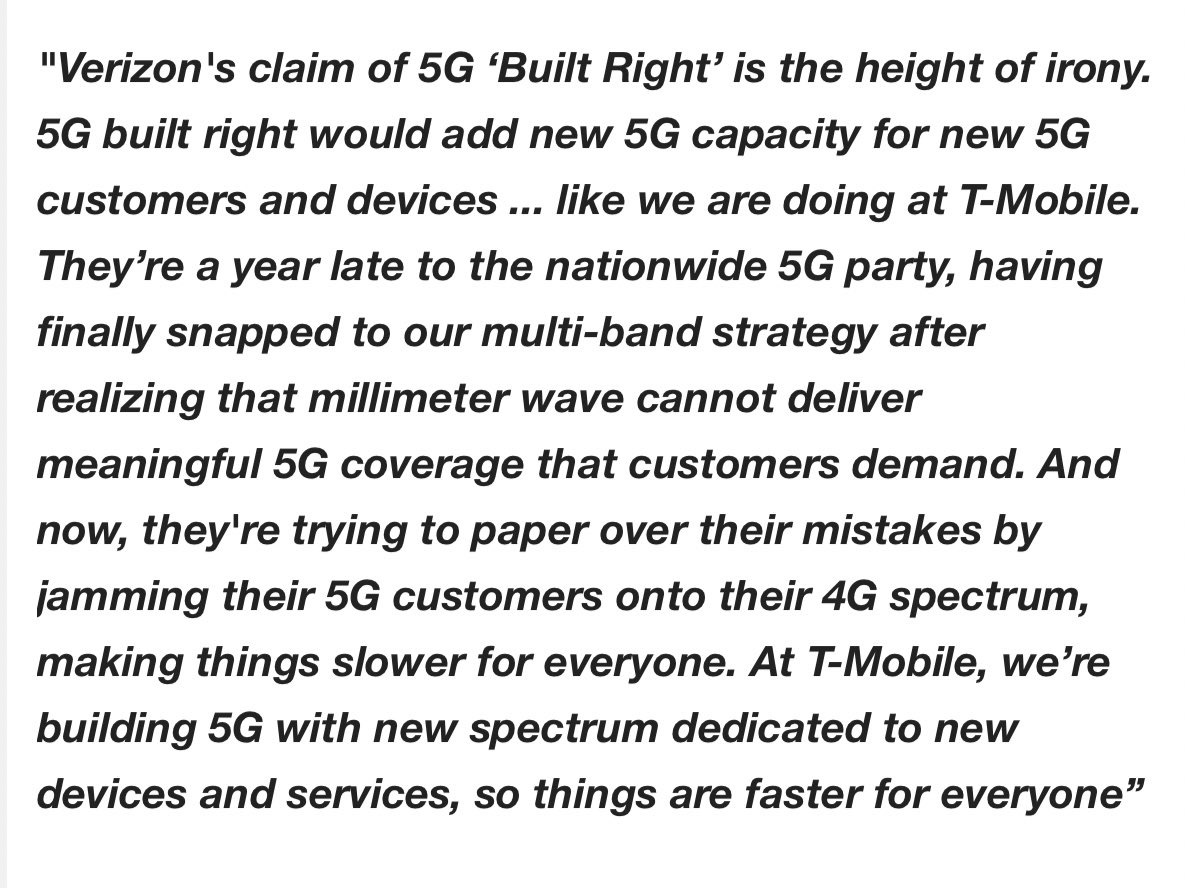 Here is the full statement from Ray in T-Mobile’s earlier missive (which was not a full press release, but rather an email blast to reporters).