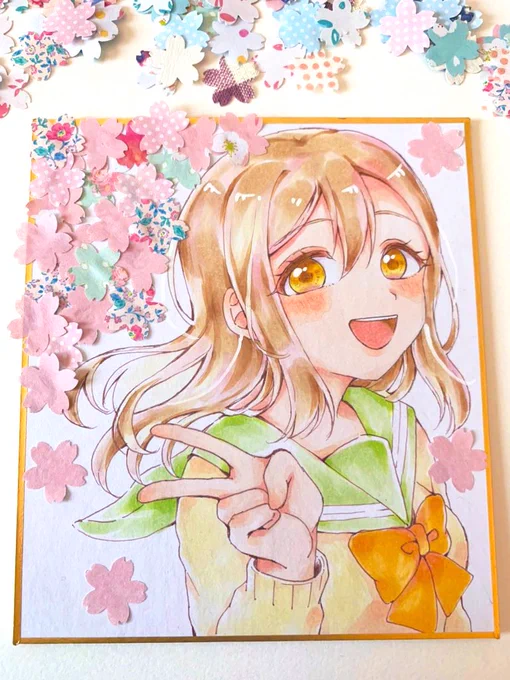 #引用RTで絵をあげて5人指名してバトンでお気に入りの絵を載せる 

もっちゃんから!ありがとう??
と言ってもお気に入りの絵はやっぱり最近のが多いな(^q^)
これから虹ちゃんも徐々に描きたいな～～ https://t.co/2JZ5CNk9ju 