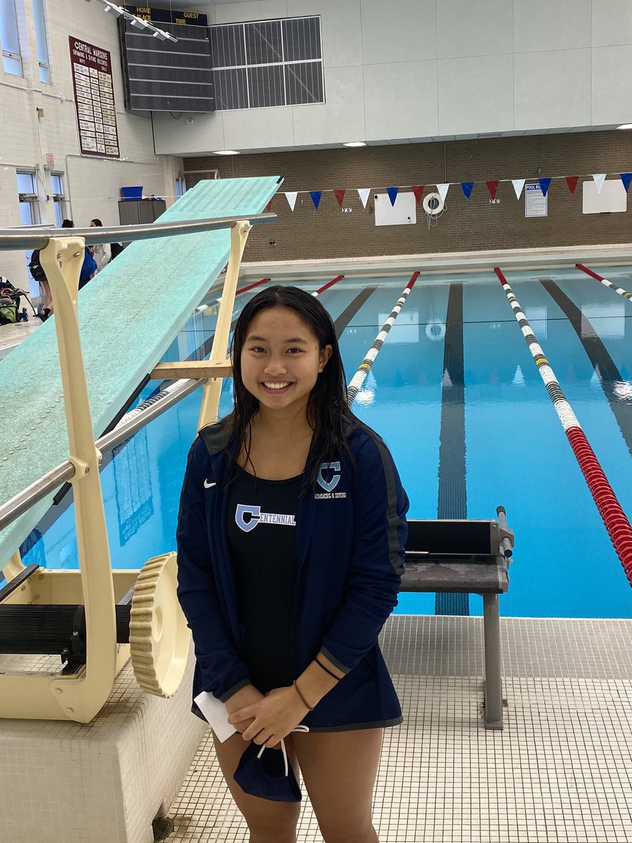 CHAR_GERS's tweet photo. BIG SHOUTOUT to Hannah Hong for shattering the school and pool record with a 523.65!!!! #holyhannah #chargercountry https://t.co/XD5BcPikc3