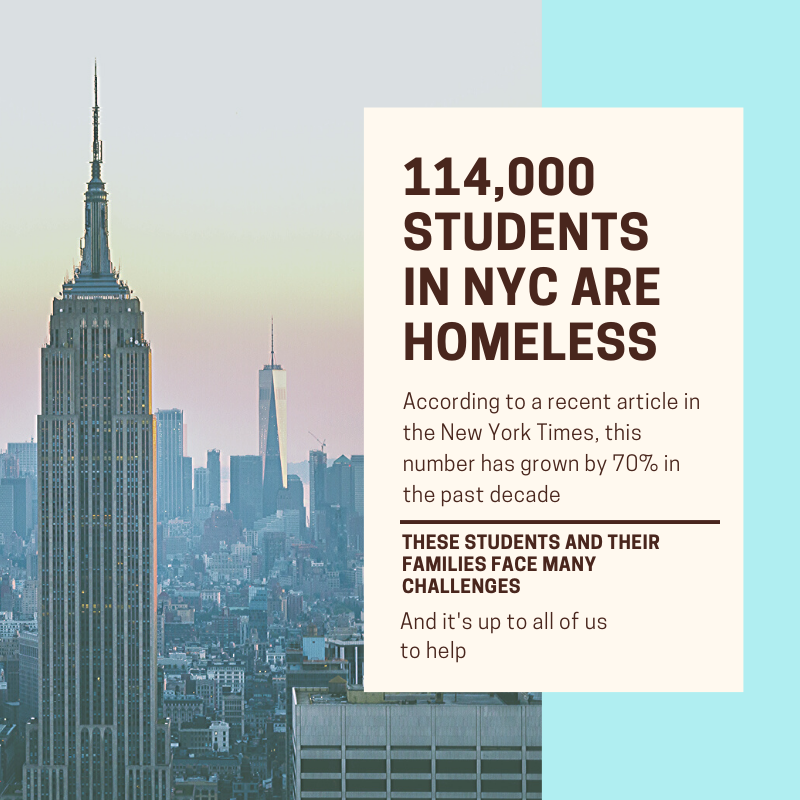 I count these things not because they’re not great to have, but because most of NYC school students don’t have these luxuries. 114,000 NYC students are homeless and I’m sure they’d love to do their work in either Tom or Connie’s corners. (15/19)