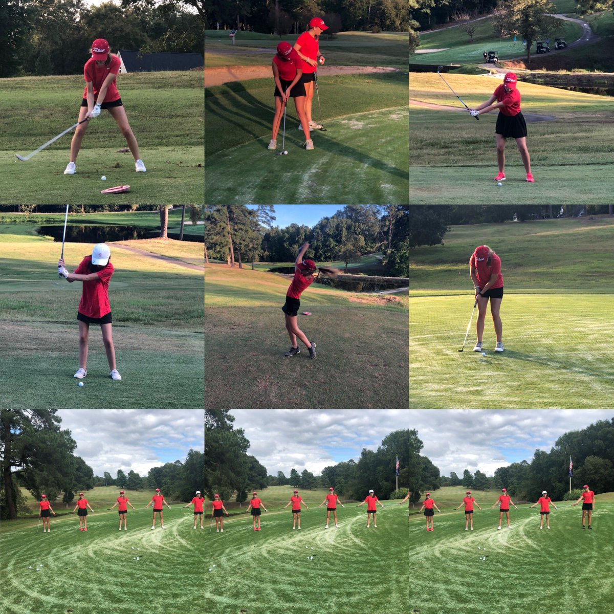 RaidersGolf's tweet photo. Lady Raiders - 185
Laurens - 241

Poe Cheney - 43
Janie McDonald - 46
Regan Hungerford - 48
Conner Russell - 48
Record 2-1 
@GHS_Raiders https://t.co/LADJHktHlS