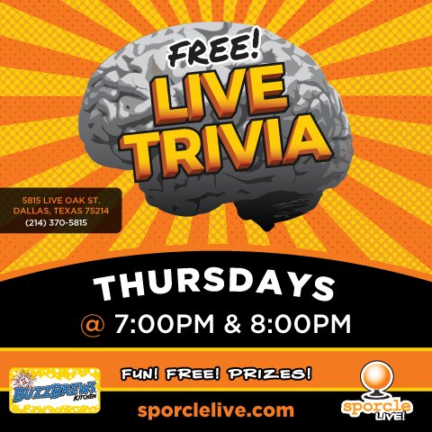 CrestviewCo's tweet image. Everyone needs to head on over to @Buzzbrews Lakewood like rn because their Thursday trivia nights are back! 🙌 It's free and all social-distancy and did I mention it's free??! So SEE Y'ALL THERE! 👊 😷

#LiveTrivia #DallasFun #SocialDistancing #EastDallas #Lakewood #SupportLocal