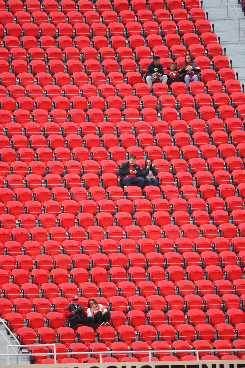 SInow's tweet photo. The Chiefs have a few fans in attendance to kick off the 2020 season 👀 https://t.co/WOe9kVRGjj