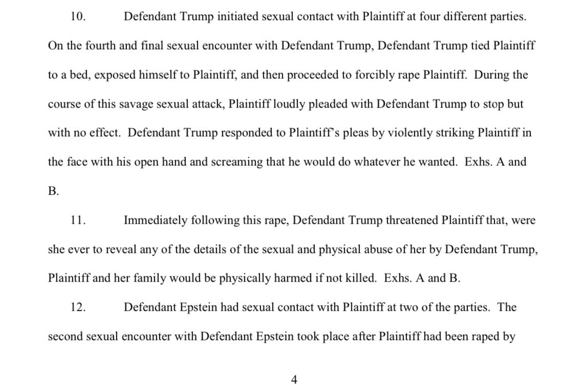 Trump raped a child, let us not forget! #TrumpTheRapist