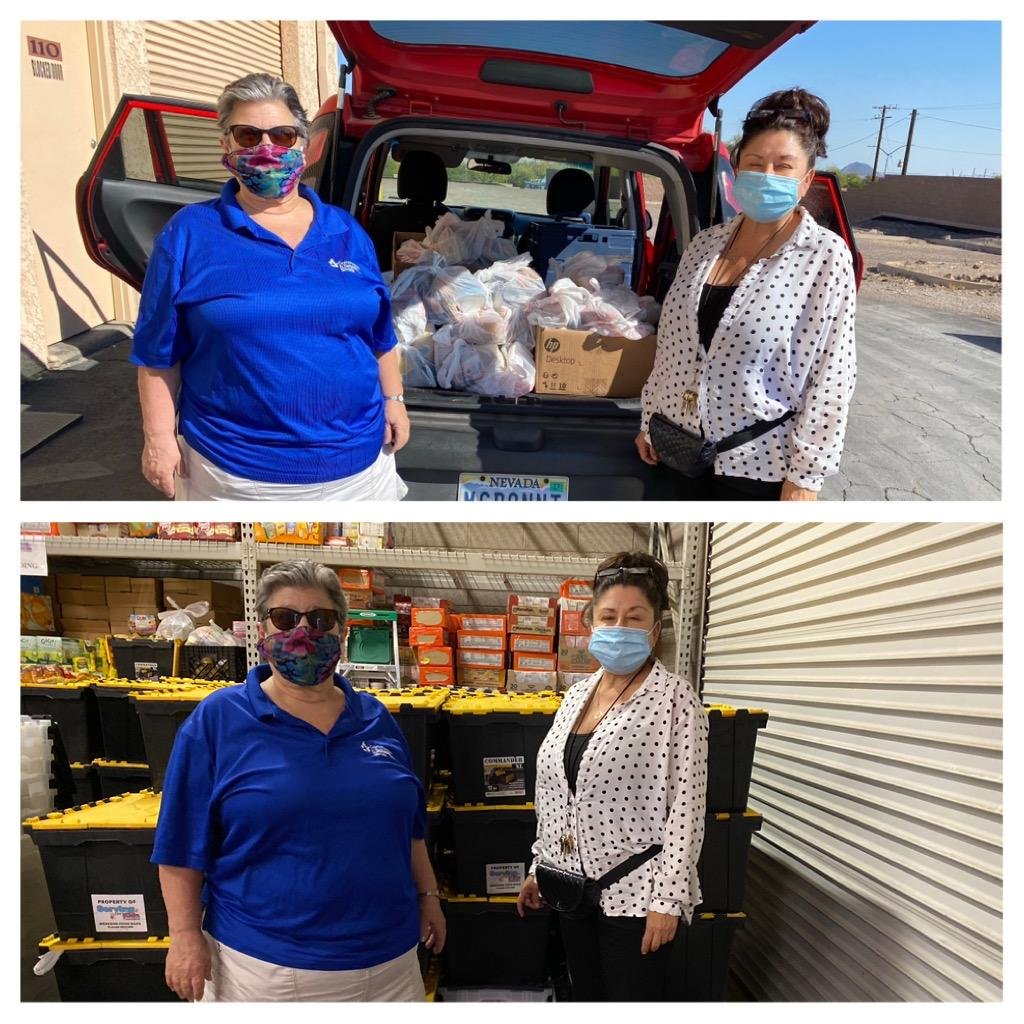 Big SOK love to Ms. Baca from Hickey Elementary and Communities In Schools specialist for stopping by the warehouse to pick-up the weekend meal bags for their students! 
This, friends, is how we #LeadWithLove