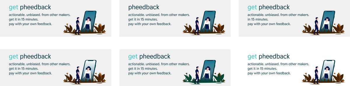 4/ We weren't entirely convinced but we didn't want it to be a blocker, so we decided to go with the smiley :-)By now, I already knew a bit more about Figma, so I took an illustration from  @unDraw_co and put together a few examples for our Twitter header.