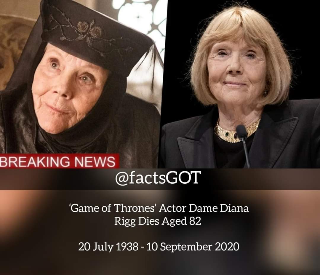 We lost a member of the GOT family today.  I wish her well in her next life .
