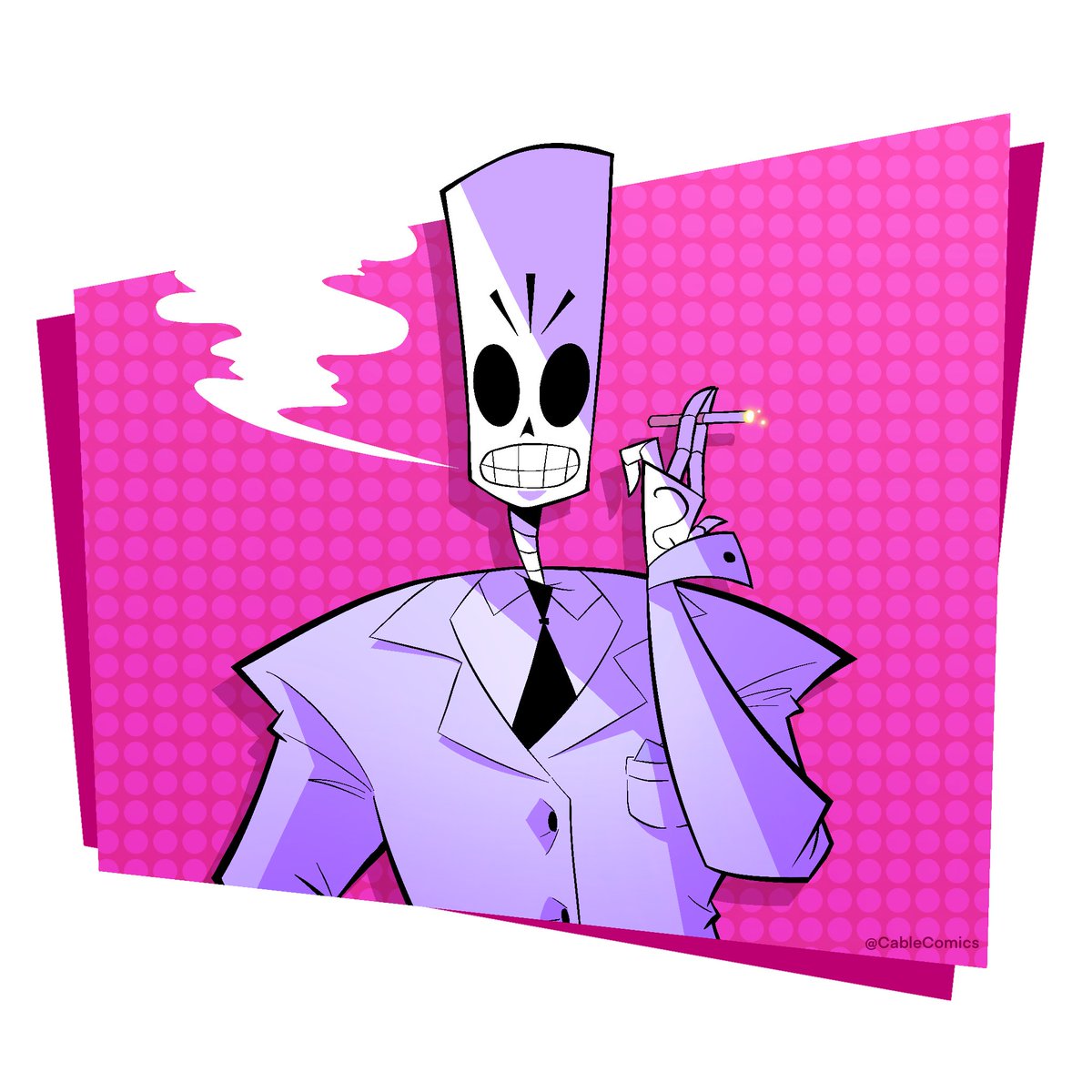 CableComics's tweet photo. love this game to death #GrimFandango #VideoGames https://t.co/AHJjRkTJb5