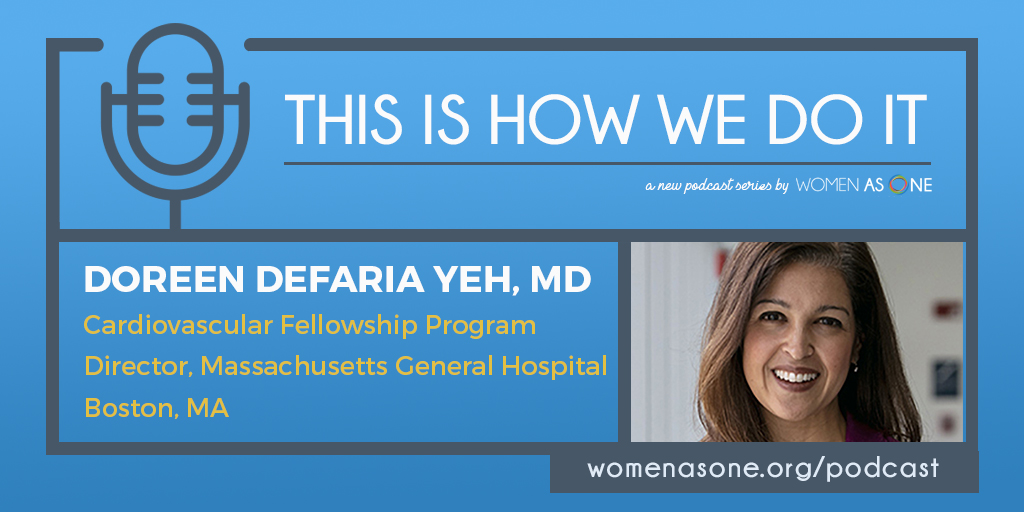 It's fellowship interview season & we wanted to know what @MGHMedicine CV Fellowship Prg Director @ddefariayeh thinks abt how CV can recruit more women. Tip: the interview matters! Catch her ever-poignant thoughts on the latest 'This is How We Do it'! womenasone.org/podcasts