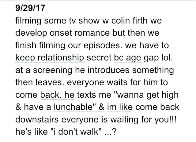 Happy birthday colin firth! thank you for one of my most treasured dreams <3 