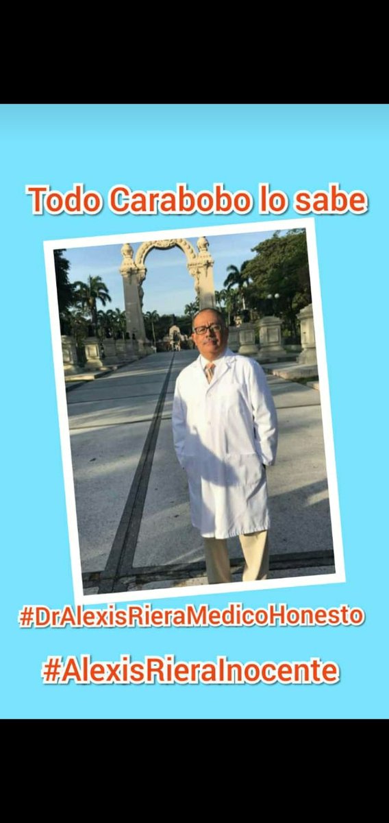 katymilano12's tweet photo. La aprehensión del Dr Riera es una injusticia completamente, no hay nadie que tenga más ética y honestidad que el. #LiberenAlDrRiera #AlexisRieraInocente   #DrAlexisRieraMedicoHonesto https://t.co/os6pDY1trE