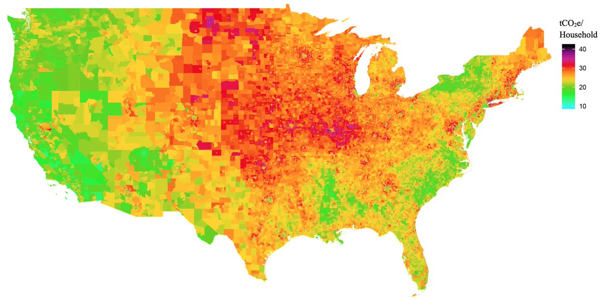 As  @KnittelMIT just showed, there is substantial variation in carbon footprints across income and geography; this will impact how pricing emissions will affect households