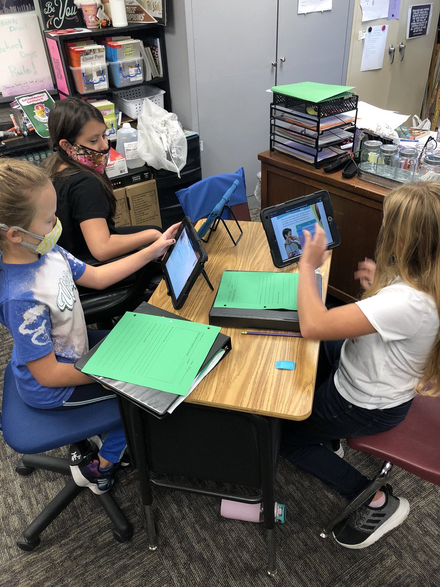 k_holland3's tweet photo. If you haven’t been in a classroom using #cooperativelearning lately, you’re missing out. Oh my gosh, it’s a blast listening to the energy the @BertrandVikings #4thgrade have coming up with ideas in their #jigsawgroups. They will teach the class next week about their body system. https://t.co/9ZkmJ0m6Xh
