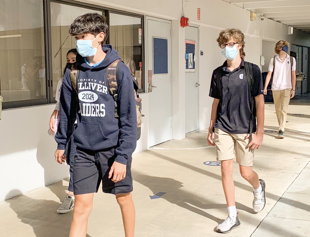 This morning we welcomed our 5th, 6th, 9th, and 10th graders back to school. We can’t wait to have all grade levels back on campus tomorrow! #GulliverLife