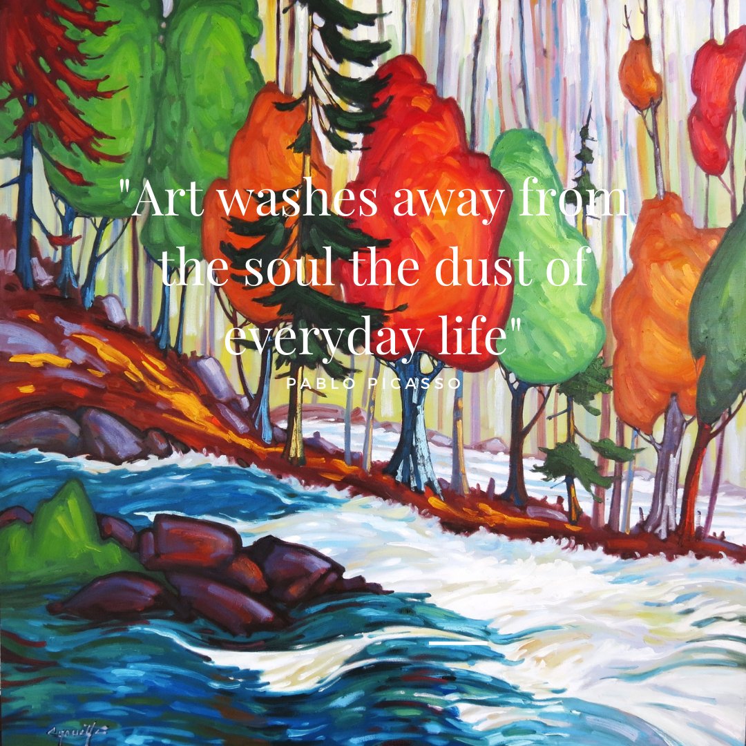 Give your soul a good dusting in one of our new on-site art galleries. ❤️ 

Painting: Arôme d'automne - Raymond Caouette 
Oil on canvas - 4250$
Online Gallery :  ow.ly/enME50Bmeqv

#arthotel #boutiquehotel #staycation #fallvacation #Voyagezlocal