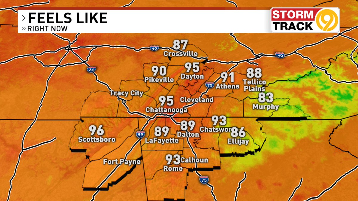 StormTrack9Dave's tweet photo. Fall officially begins in just 12 days!  However, Summer heat and humidity is holding on with the Heat Index of "Feels Like" levels well into the 90s this afternoon.  #CHAwx #CmonFall https://t.co/mTZ8svdWKF