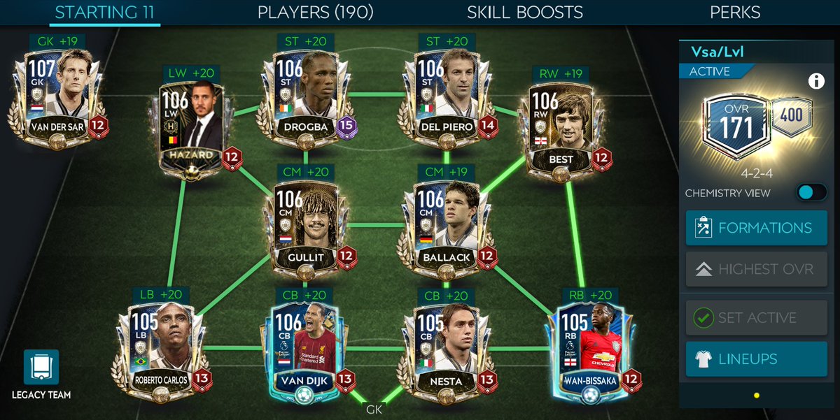 400 chem 170 + Change of formationADP in for ZZ.