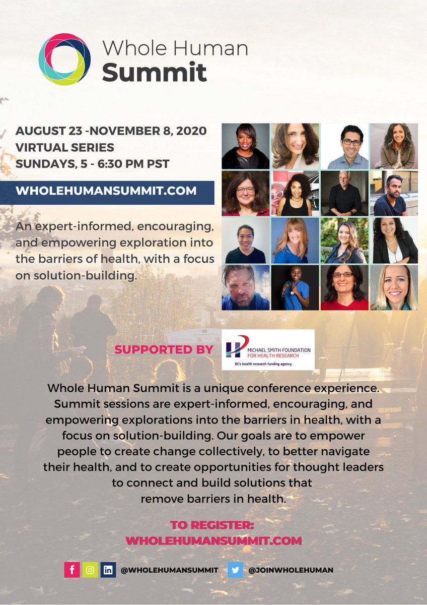 We're excited about the upcoming talk on Sun Sep 13 at 5pm PST with Jay Ingram, Tamara Taggart, Brittany Bingham and Maryam Zeineddin! wholehumansummit.com⁠

#inclusionmatters #thoughtleaders #leadersinhealthcare #community #healthknowledge  #bethechange #empowerment