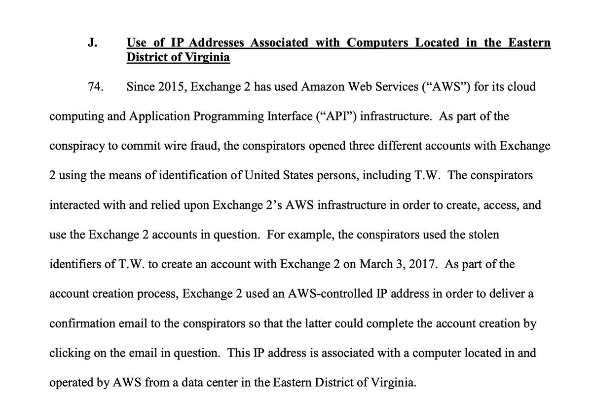 24. Just like all finance probably traipses through SDNY - where criminals go to get indicted into oblivion - chances are your cybercrime operations pass through a very nasty U.S. Attorney's Office district. You were warned, Vlad! 