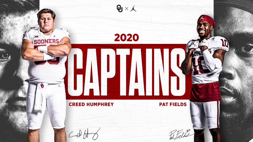 OU_Football's tweet photo. Chosen by us to lead us.

#OUDNA #BoomerSooner https://t.co/ZkiLpIXY18