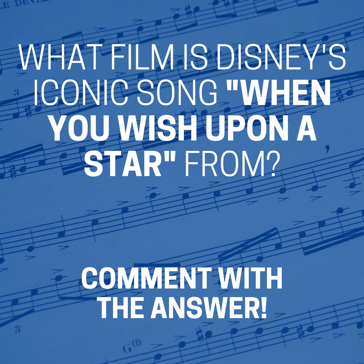 Reply with your answer! The song has become so attached to #Disney as a whole, but what movie did it first appear in?