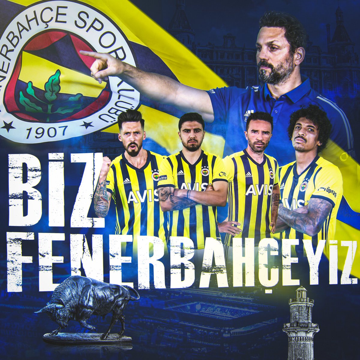Heyecanla, inançla, tutkuyla, sarı lacivertimizle, Çubuklumuzla, yeni bir hikayeye, 2️⃣0️⃣2️⃣0️⃣-2️⃣1️⃣ sezonuna başlıyoruz! 
Bu bizim hikayemiz #BizFenerbahçeyiz 💛💙