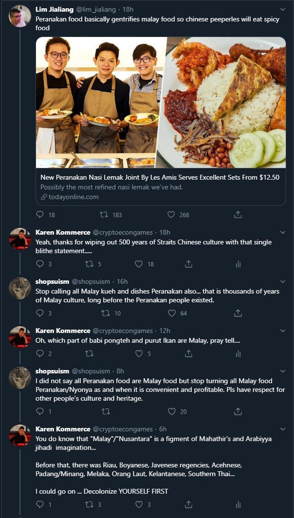 Of all the random arseholes starting  @lim_jialiang claiming that Peranakan food is not special .... I realise that none of them have any photos of home cooked Peranakan food.Which mostly means that none of you have Peranakan friends .....and only have the restaurant shiz.