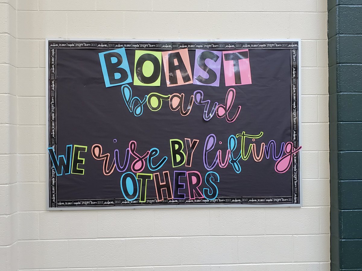 GRbread's tweet photo. You know your work family is amazing when the board transforms in 24 hours to these uplifting messages!  #MustangStrong https://t.co/DS28Dq5LOu